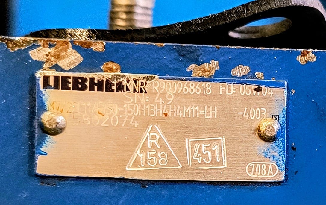 Rozdzielacz Rexroth M7-22 zdemontowany z maszyny Liebherr PR752