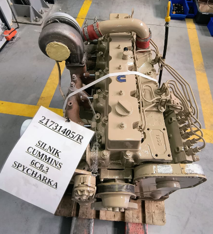 Silnik Cummins 6C8.3 do spycharki po regeneracji
