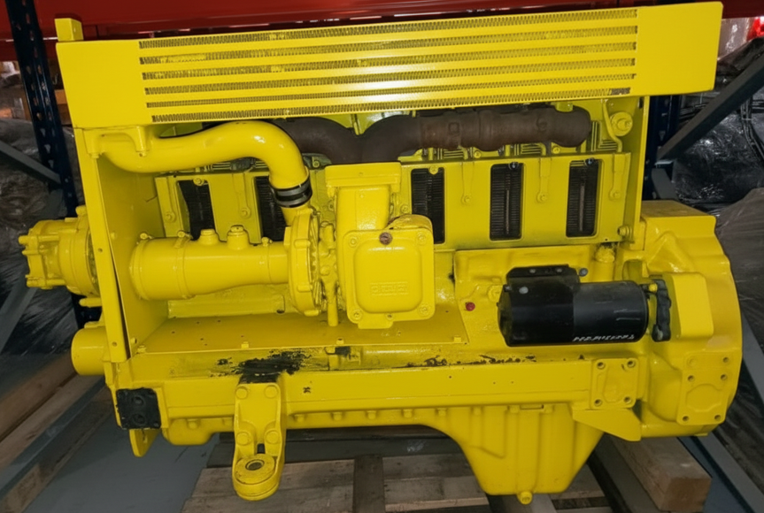Silnik Deutz V6 po regeneracji do kompaktora Bomag 672/772