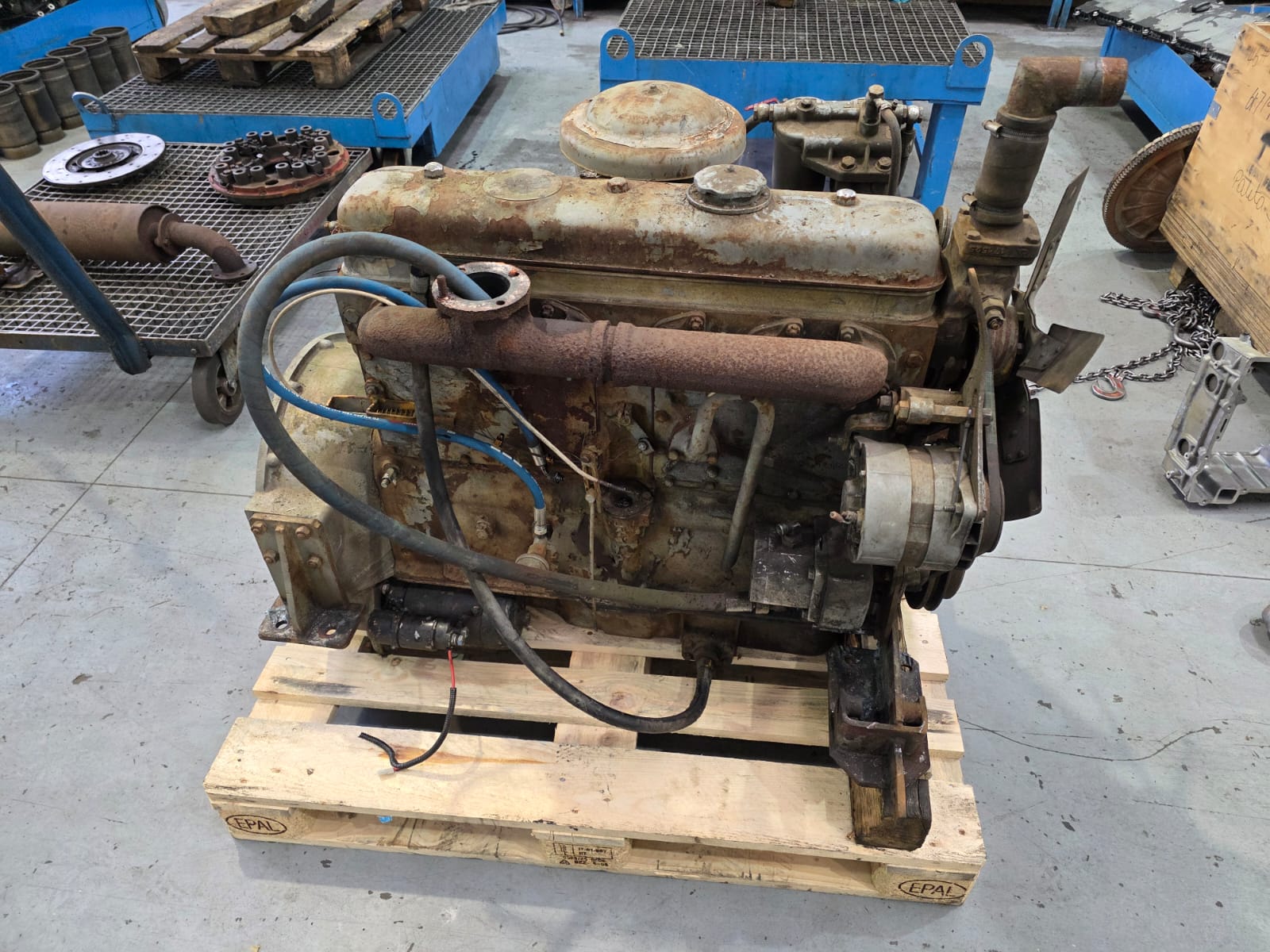 Silnik SW400 po demontażu